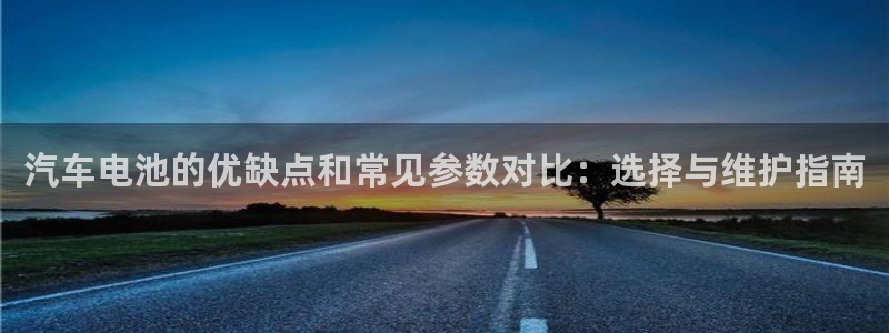 优发国际注册平台是什么：汽车电池的优缺点和常见参数对比：选择与维护指南