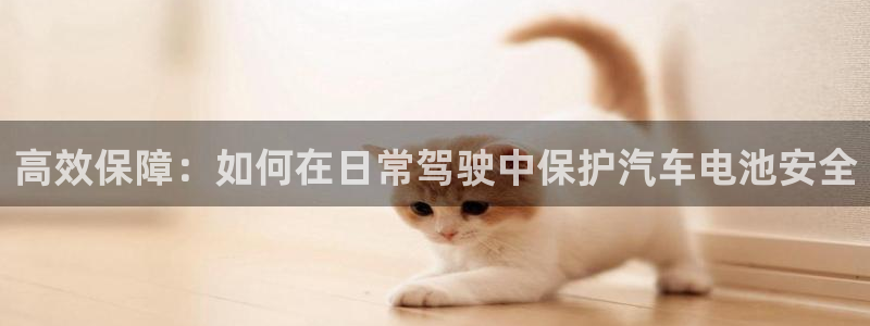 优发国际合并到哪里了最新消息：高效保障：如何在日常驾驶中保护汽车电池安全