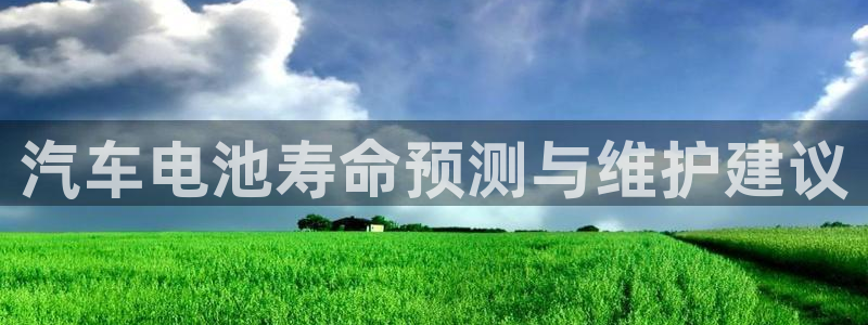 优发国际youfa966：汽车电池寿命预测与维护建议