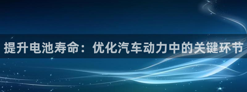 优发国际手机版唯一官网是什么：提升电池寿命：优化汽车动力中的关键环节
