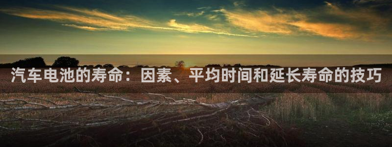 优发国际登录首页怎么设置：汽车电池的寿命：因素、平均时间和延长寿命的技巧